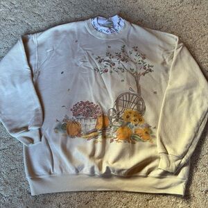 LEE Vintage Fall Collard Sweater Extra Large